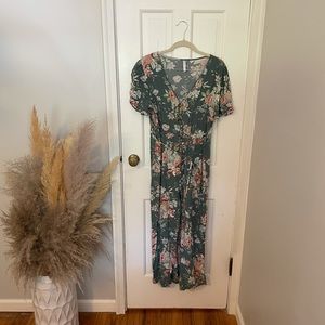 Target Floral Jumpsuit - LARGE